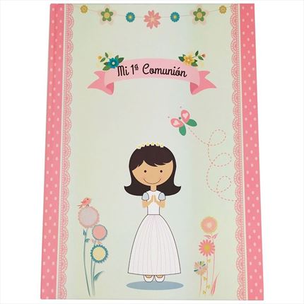 Libro de firmas comunión niña con maletín
