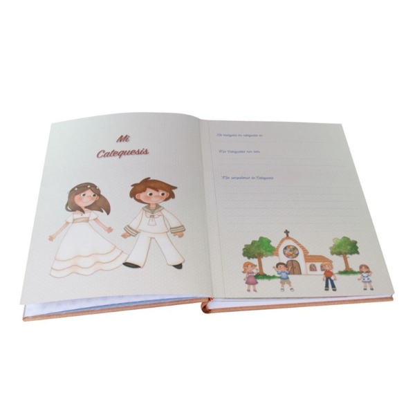 Libro de firmas con maletín rayas niño (6)