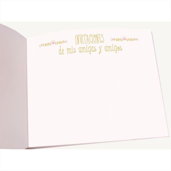 Libro de firmas con foto comunión de niña lunares, alta calidad (4)