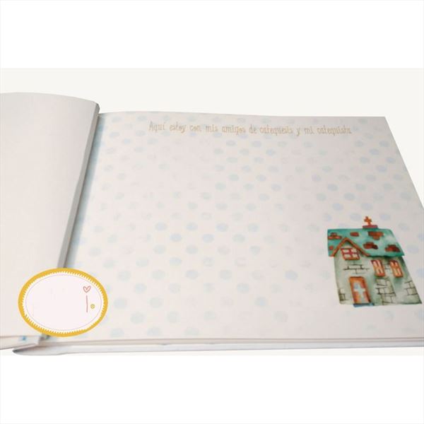 Libro de firmas de comunión niño iglesia, alta calidad (4)
