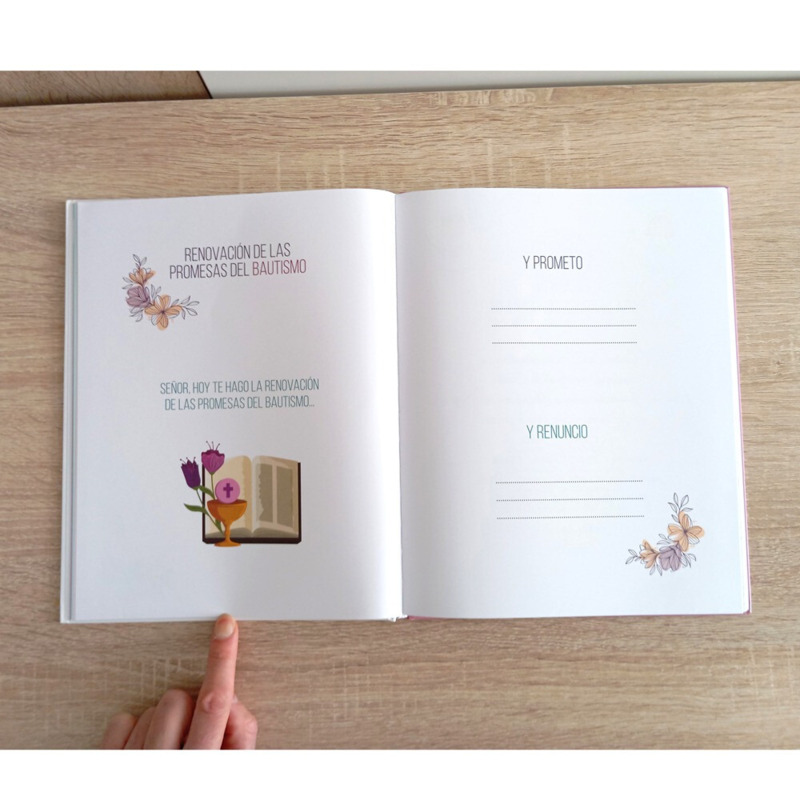 Libro de firmas para comunión con maletín de niño (4)