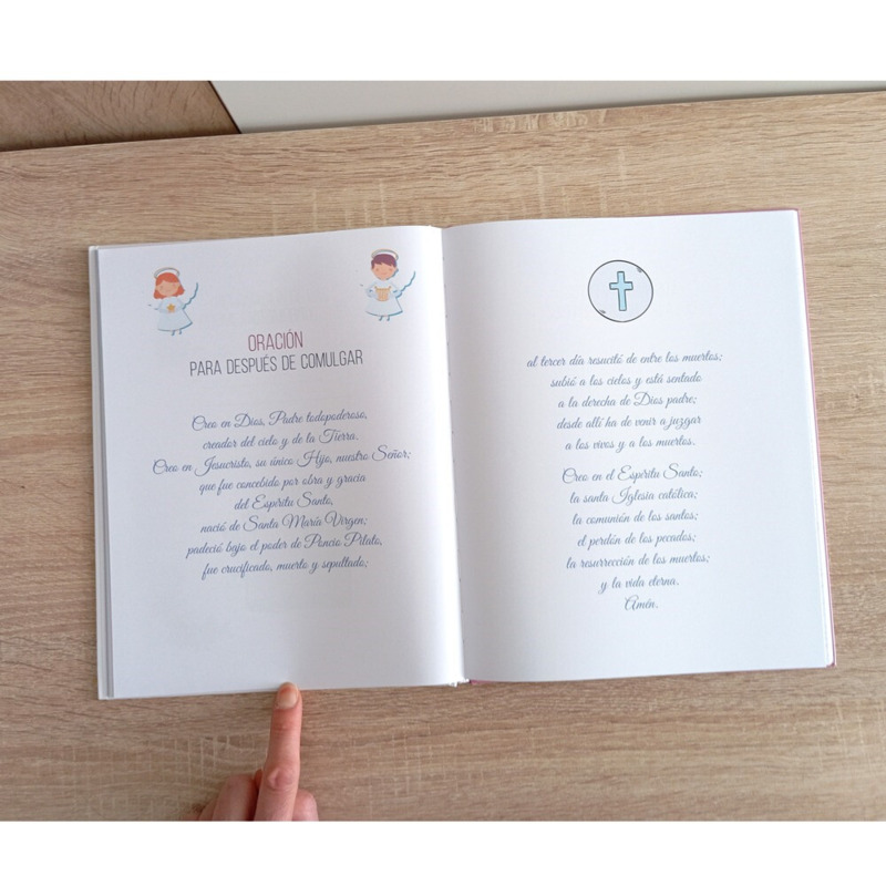 Libro de firmas para comunión con maletín de niño (5)