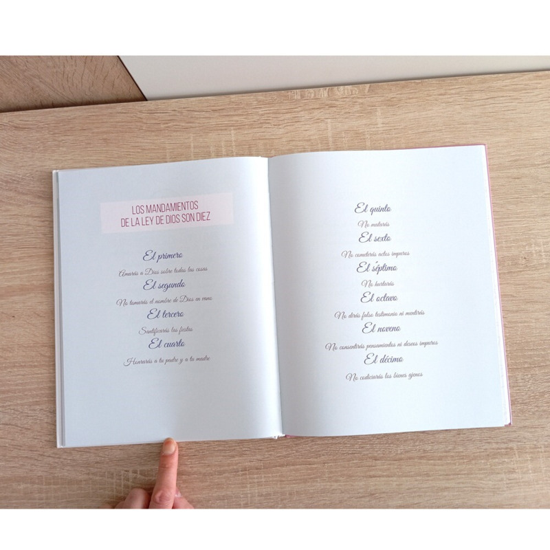 Libro de firmas para comunión con maletín de niño (6)