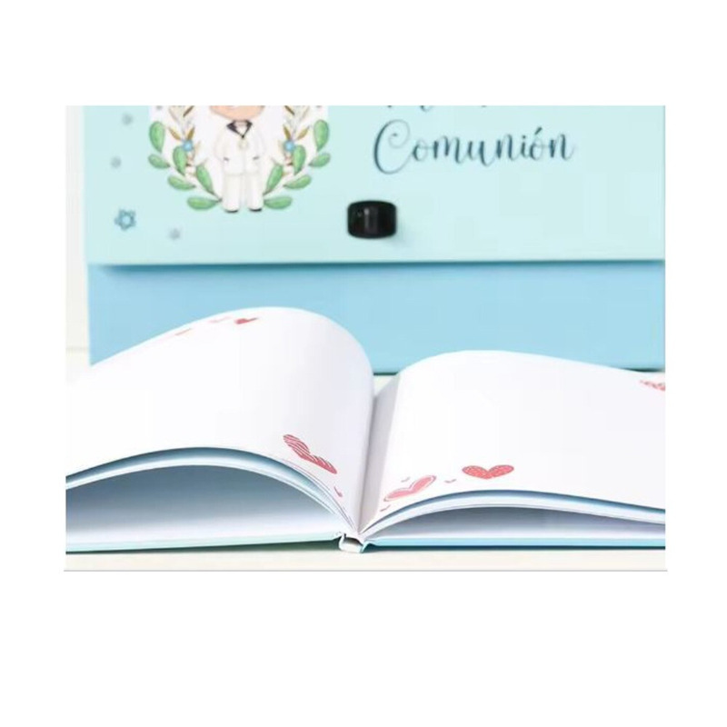 Libro de firmas para comunión con maletín de niño (10)