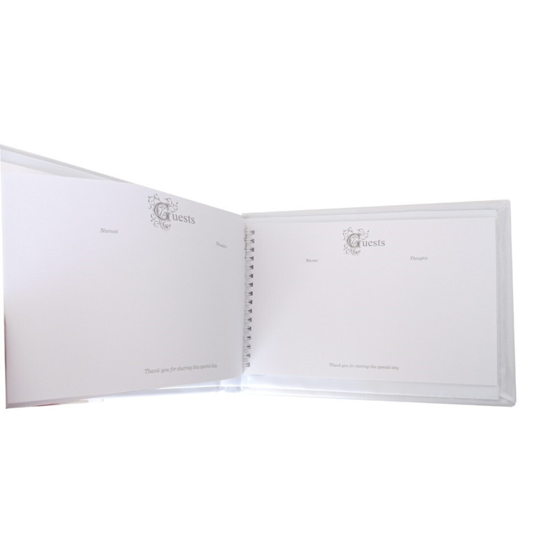 Libro de firmas rubí para bodas (2)