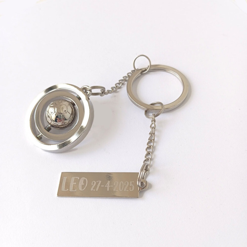 Llavero fútbol con chapa personalizable (3)