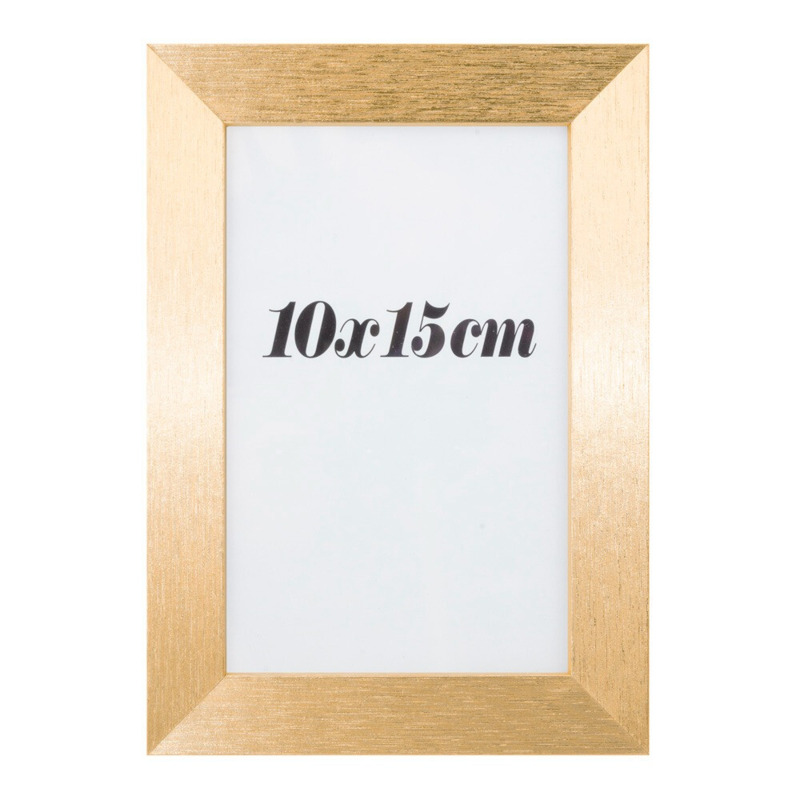 Marco de fotos de madera dorado para bodas (1)