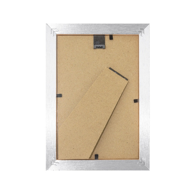 Marco de madera plateado de bautizo (3)