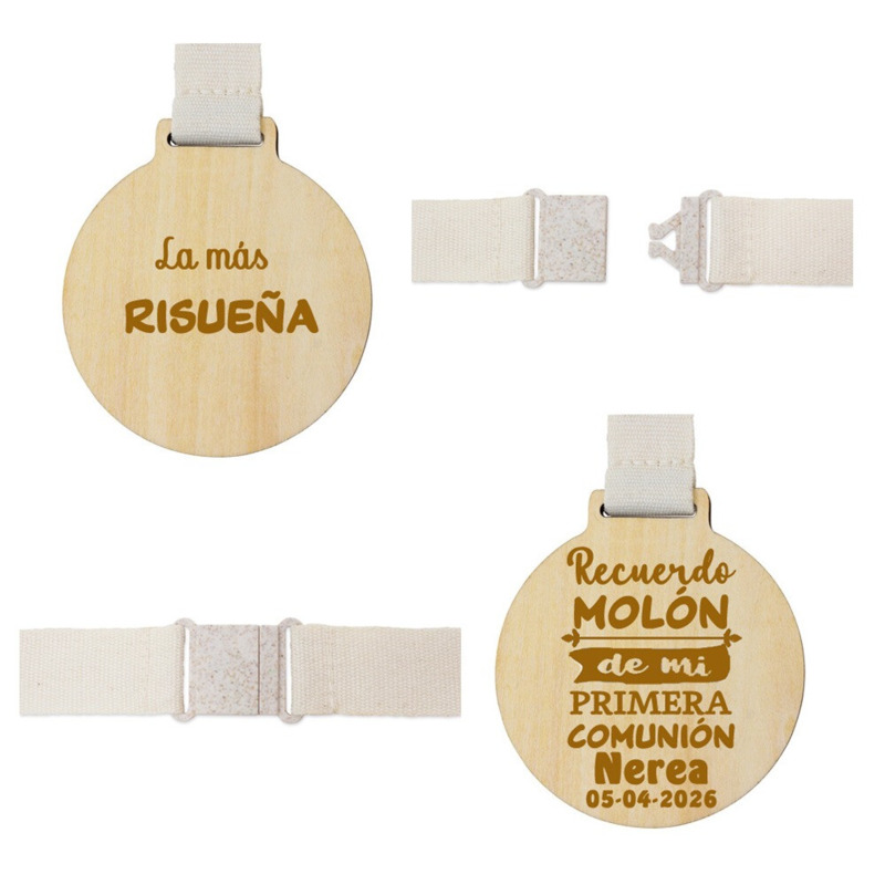Medalla de madera personalizada (1)