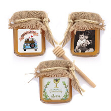 Miel cruda natural de abeja española personalizable