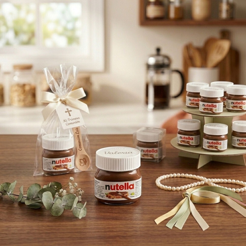 Mini nutella para eventos personalizable