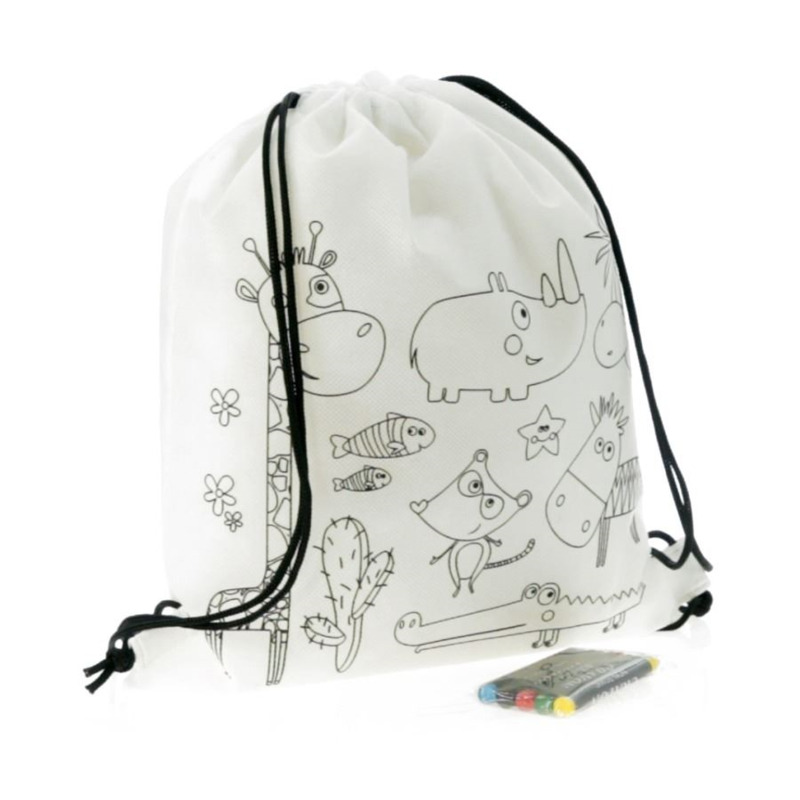 Mochila animales para pintar