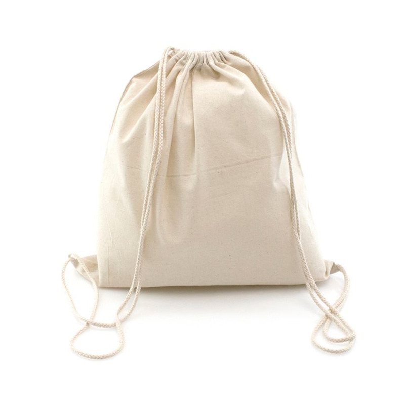 Mochila de algodón personalizada, recuerdo para invitados (3)