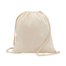 Mochila de algodón personalizada, recuerdo para invitados