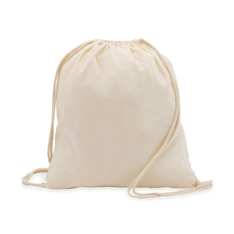Mochila de algodón personalizada, recuerdo para invitados