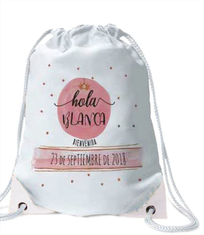 Mochila doble cordón personalizada