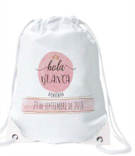 Mochila personalizada doble cordón