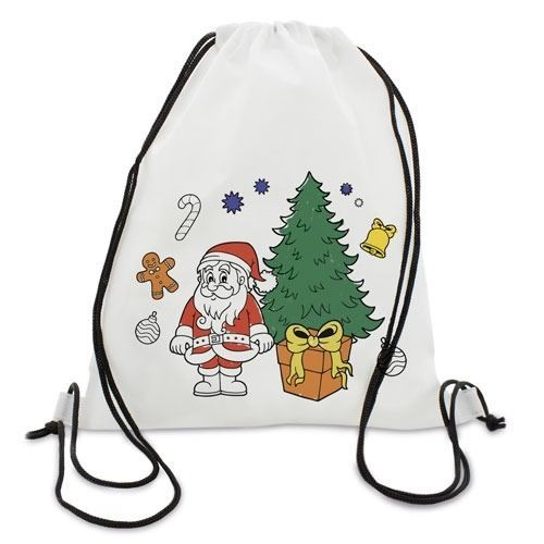 Mochila infantil con ceras Navidad (2)