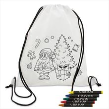 Mochila infantil con ceras Navidad