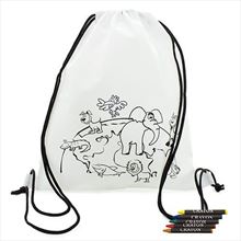 Mochila infantil con ceras para regalar a niños