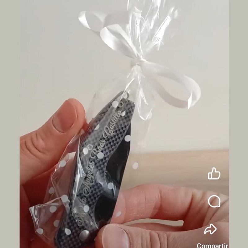 Navaja metálica en color negro detalle para hombre, boda, comunión y bautizo (4)