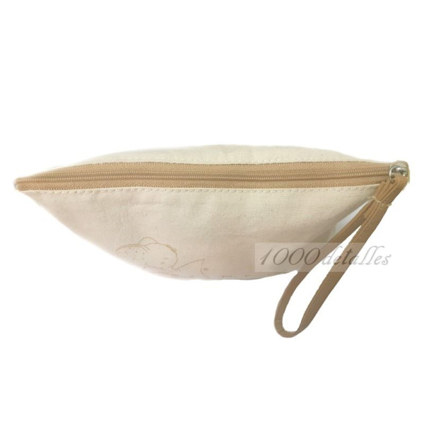 Neceser de algodón personalizable de bautizo para recuerdo y regalo (4)