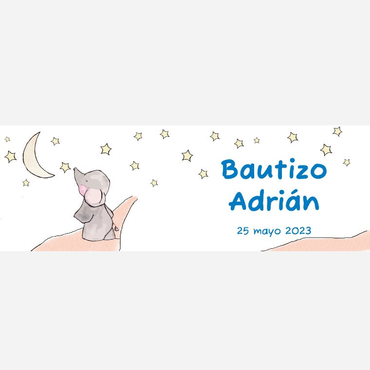 Taza de bautizo para niño, noche (1)