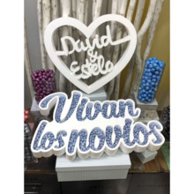 Pack nombres novios y vivan los novios para chuches