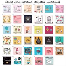 Pegatinas de vinilo personalizada a medida, para regalos