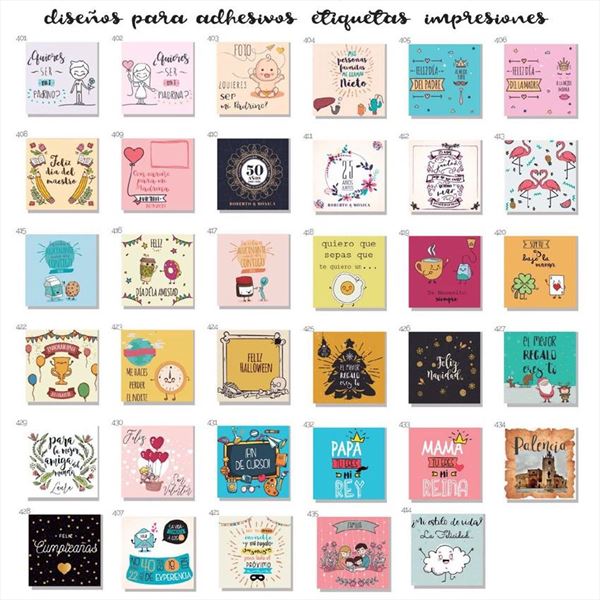 Pegatinas de vinilo personalizada a medida, para regalos