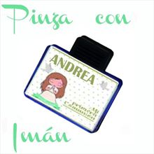 Pinza con imán personalizada