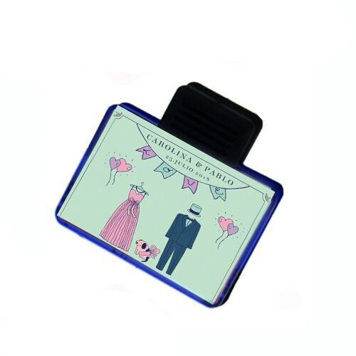 Pinza con imán personalizado