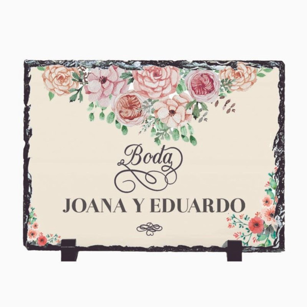 Pizarra rectangular personalizada