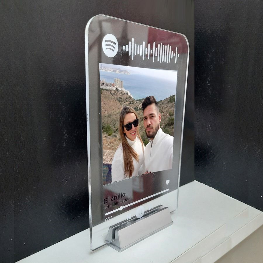 Placa Spotify Con Luz Personalizada