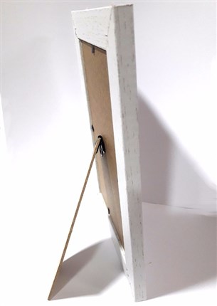 Portafotos de bautizo grabado, personalizado de madera