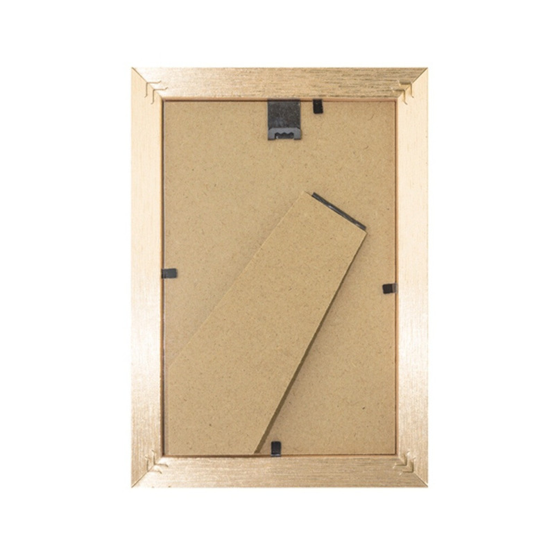 Portafotos de madera dorado para bautizo (2)