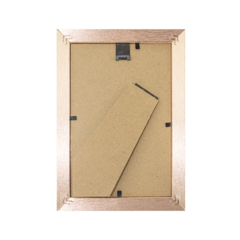 Portafotos de madera oro rosa para bodas (2)