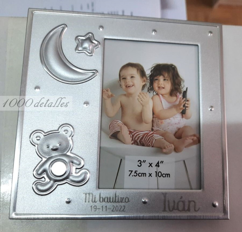Portafotos para bautizos plata (1)