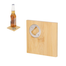 Posavasos y abridor de Bambú