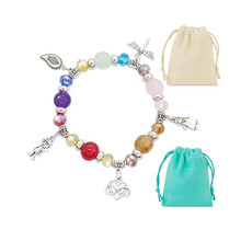 Pulsera con charms, regalo para adolescentes y navidad