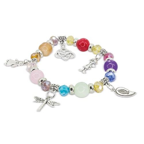 Pulsera con charms, regalo para adolescentes y navidad (1)