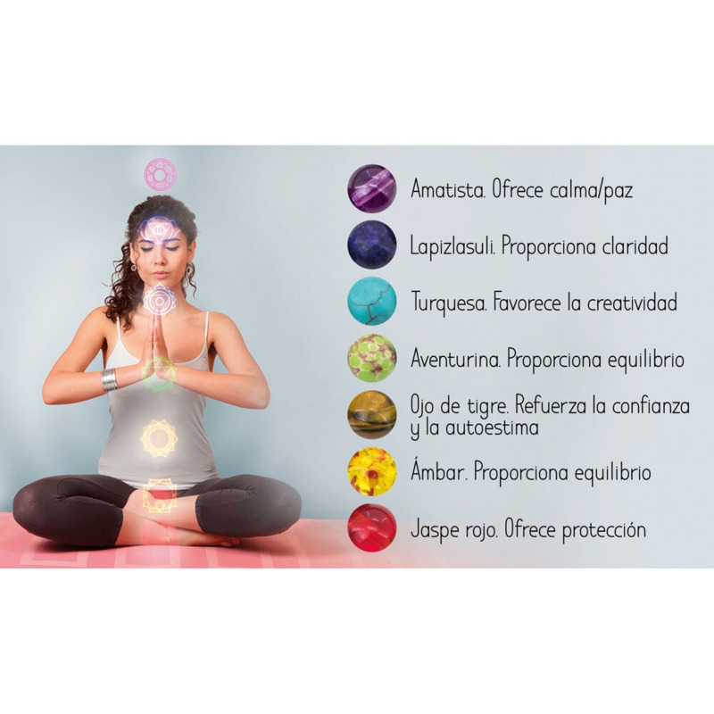 Pulsera de piedra volcánica natural (2)