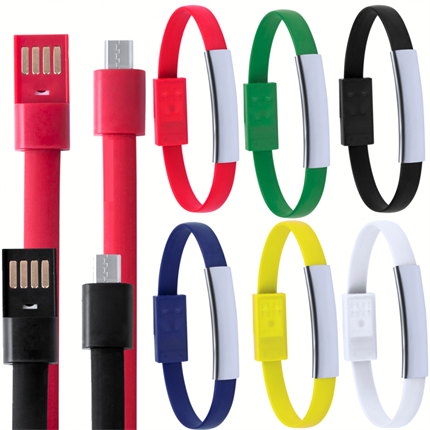 Pulsera Micro USB para cargar el móvil