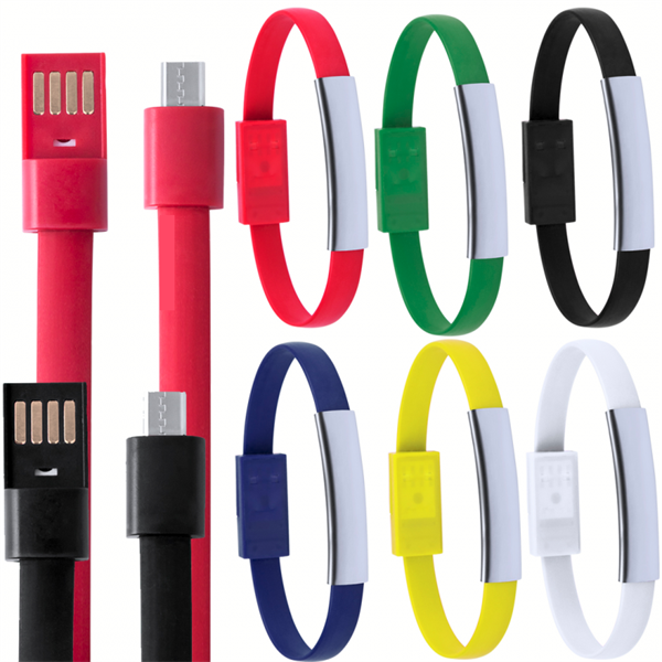 Pulsera Micro USB para cargar el móvil