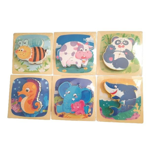 Puzle sencillo de madera para niños (2)