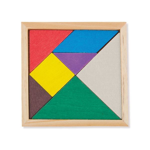 Puzle tangram de madera