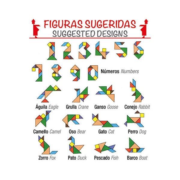 Puzle tangram de madera, regalo para niños, infantil (2)