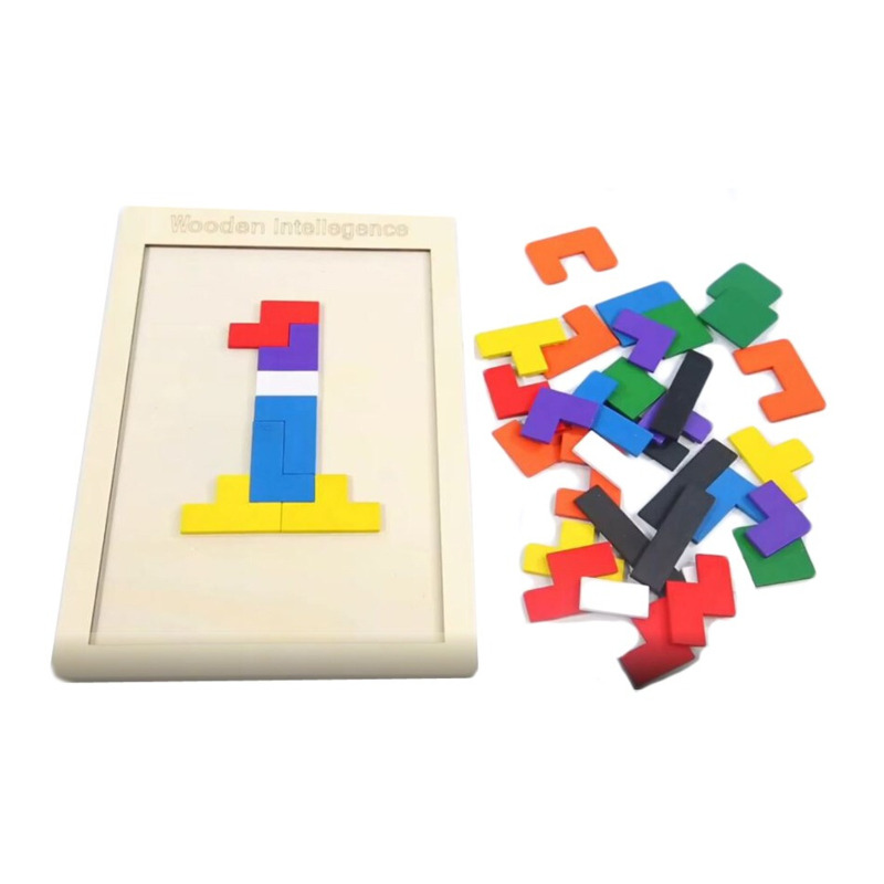 Puzle Tetris de madera (3)