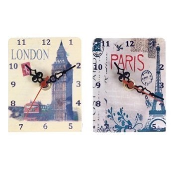 Reloj estilo vintage metálico