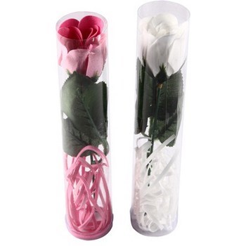 Rosas de jabón en estuche